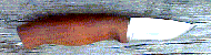 Click here for an enlarged image of the knife
and it's sheath.