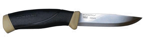 Mora Knives Bushcraft Knife Brown Polymer Handle Plain Edge 13033
